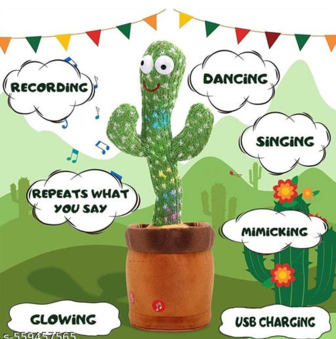 Talking & Dancing Cactus